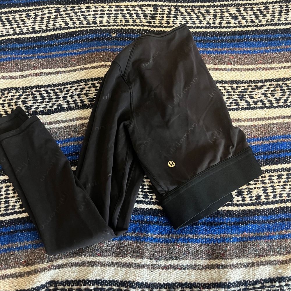 rare lululemon wunder train logo long sleeve